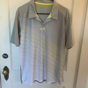 Oakley men’s hydrolix collared large shirt
